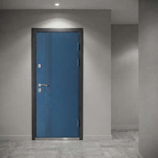 Modern Minimalist Russia Steel Door High Security Entrance Door Factory Supplier for Apartments