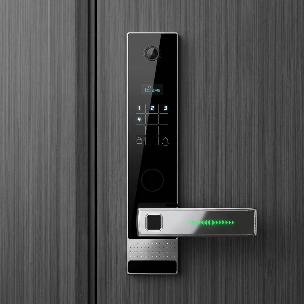 Heavy Duty Steel Smart Door with Remote Access and High Security Automated Locking