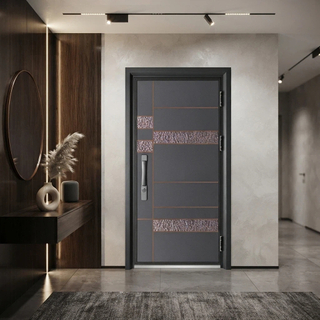 Factory Providing Wholesale Smart Steel Door Options Including Modern Front Entrance Security Doors