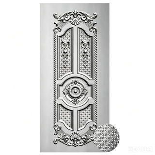 Factory Premium Durable Steel Door Skin Solutions Enhancing Security and Aesthetic Appeal for Modern Villa Entrance Doors and Residential Projects