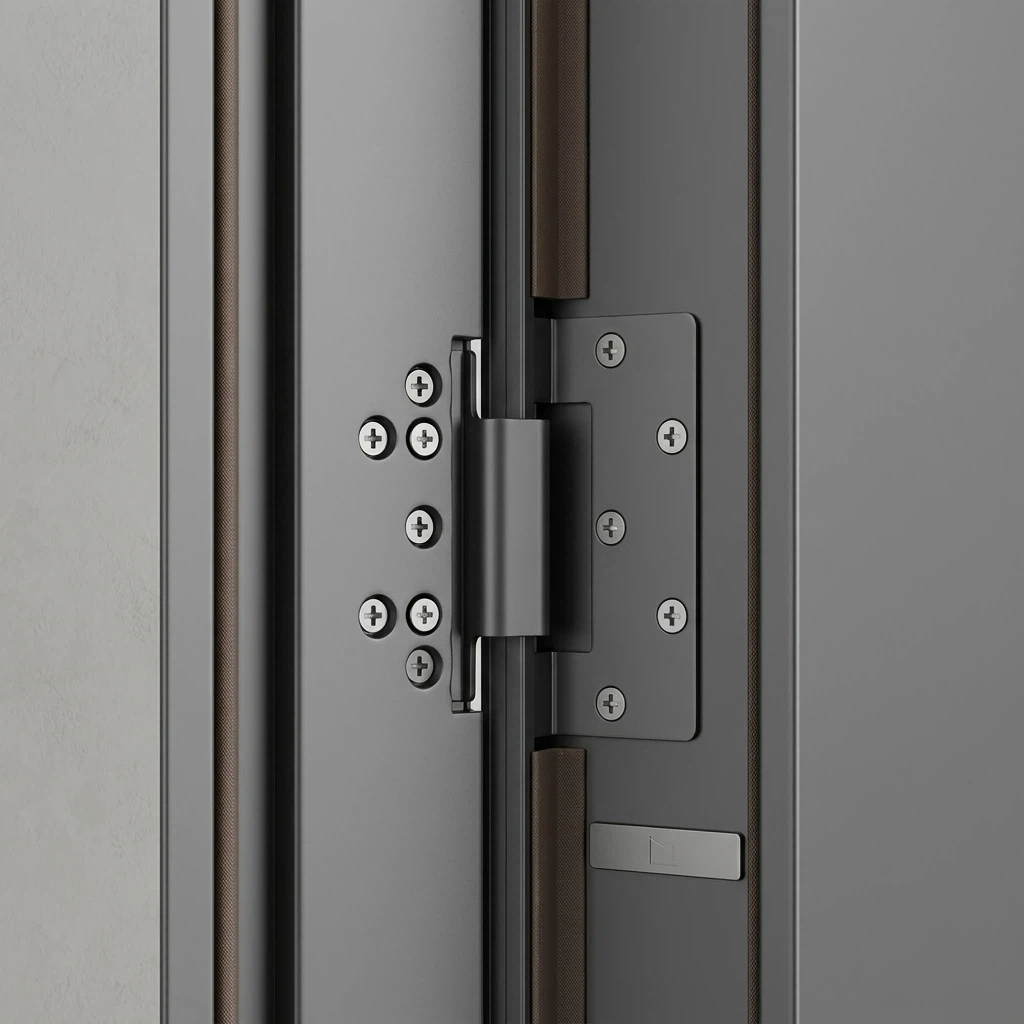 Heavy Duty Steel Smart Door with Remote Access and High Security Automated Locking