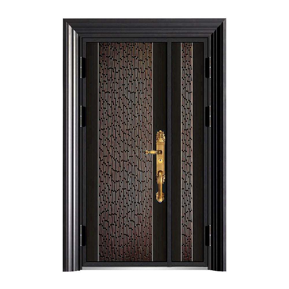New Design Luxury Modern House Aluminium Cast Steel Door Main Steel Door