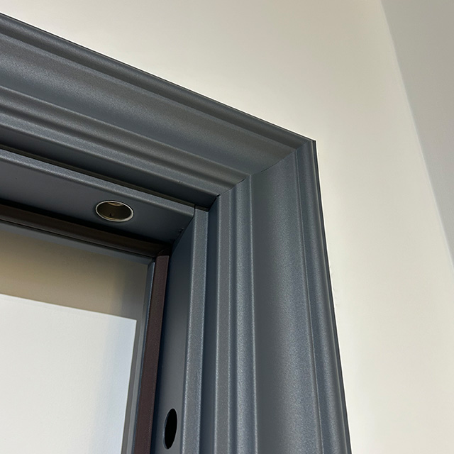 Wholesale Simple Design Entry Main Door Cheap Steel Door for House