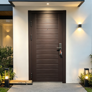 Durable Construction Steel Safety Door Quality Single Entry Door for Gate