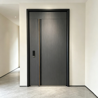 Customizable Steel Smart Door Entry Security Door with Finger Print Smart Lock