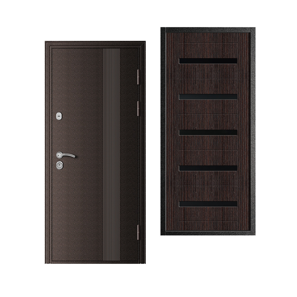 High Performance Russia Steel Door Secure Main Entry Heavy Duty and Durable Construction