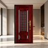Innovative Steel Security Door Chinese supplier Exterior Single Main Door with Window