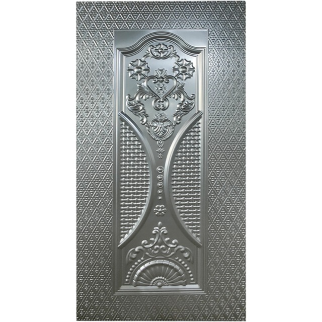 Metal Sheet Weatherproof Steel Door Skin for Exterior Use Corrosion Resistant