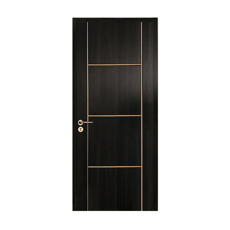 China Manufacture Wooden Interior Bathroom Door latest Design Wooden Door interior Door Room Door