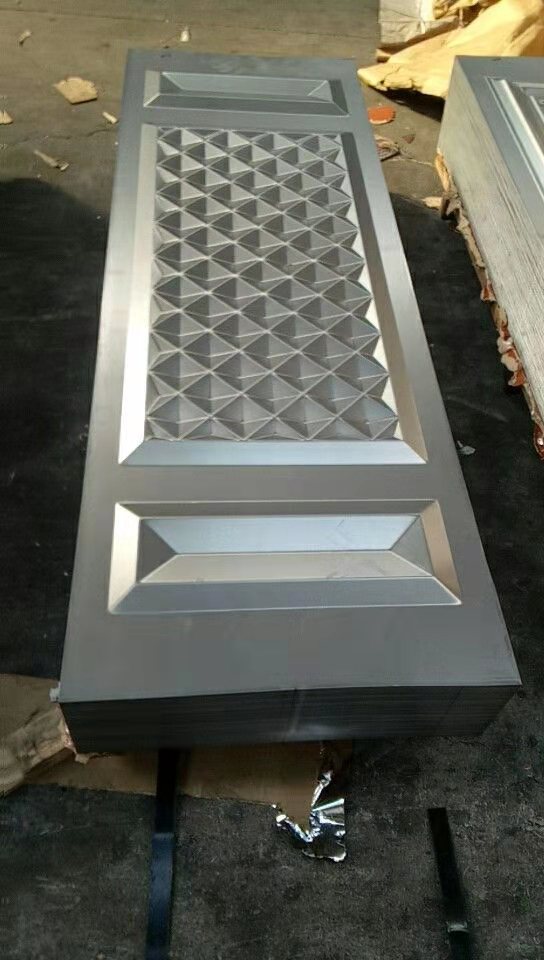 Phipulo Exterior Metal Sheet Mould Stamped Steel Door Skin For Sale