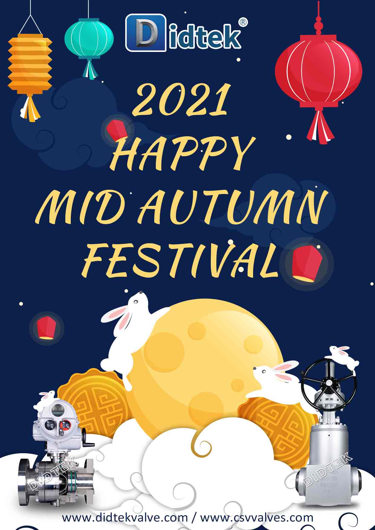 Didtek Wish Everyone Happy Mid-Autumn Festival A4