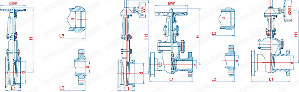 Didtek 150LB 14 Inch Cast Steel Gate Valve With Chain Wheel Driven - Buy  Gear Driven Gate Valve supplier, Stream manual slide gate valve  manufacturer, gate valve stem extension supplier Product on