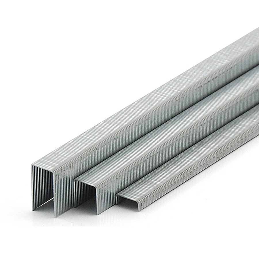 22 Gauge 7110 Galvanized Upholstery Staples Capse de tapițerie galvanizate calibrul 22 7110 3/8 coroană picior de 10 mm