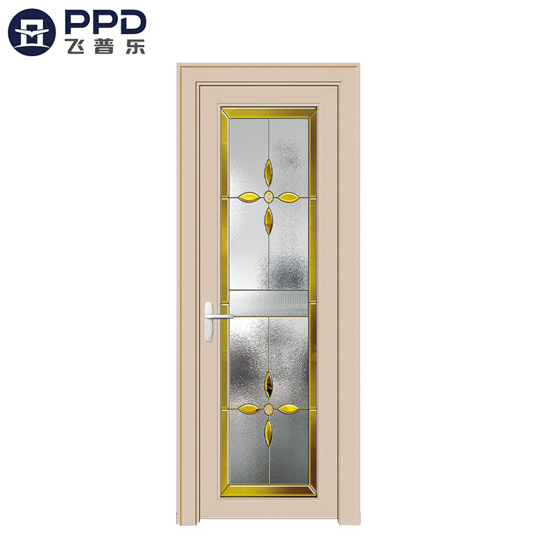 FPL-7002 Fiberglass High Quality Interior Bathroom Aluminium Alloy Door