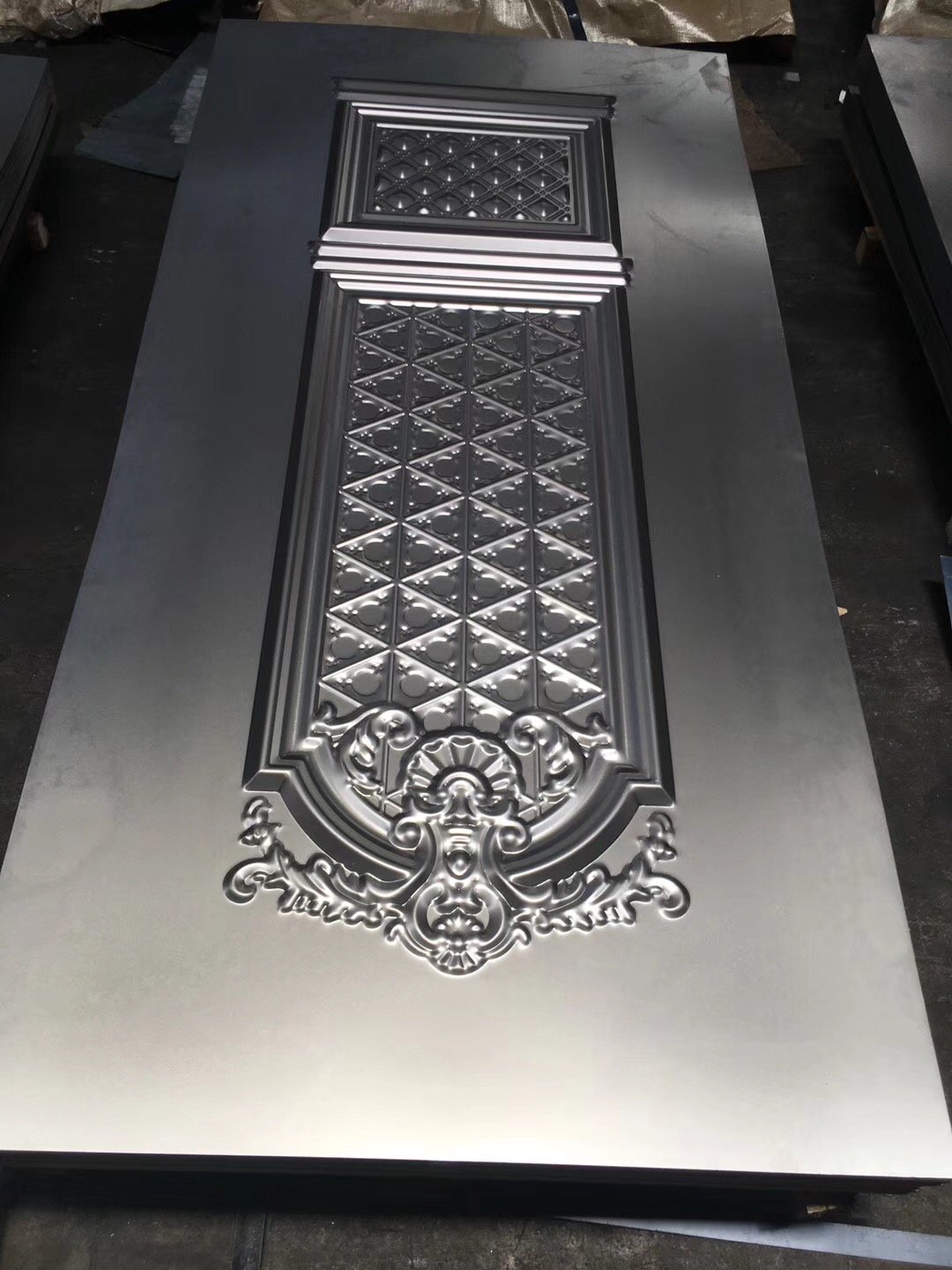 New Design Metal Door Steel Stamped Door Sheet Metal Iron Door Sheet Skin for Gate