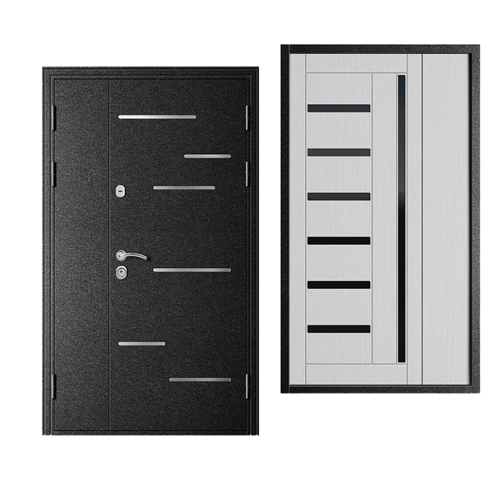 Door Factory Heavy Duty Russia Steel Security Door for Building Projects