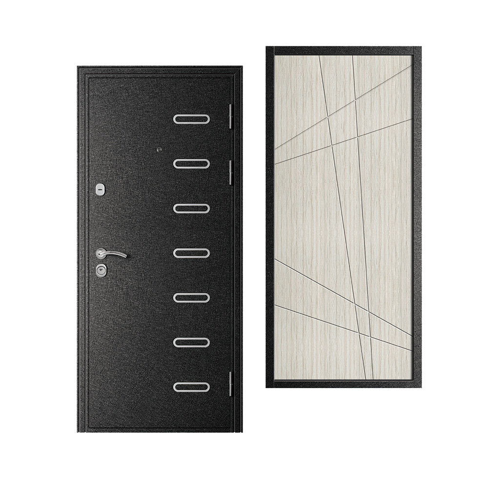 Factory Price Security Steel Door Modern Russia Exterior Main Entrance Metal Door