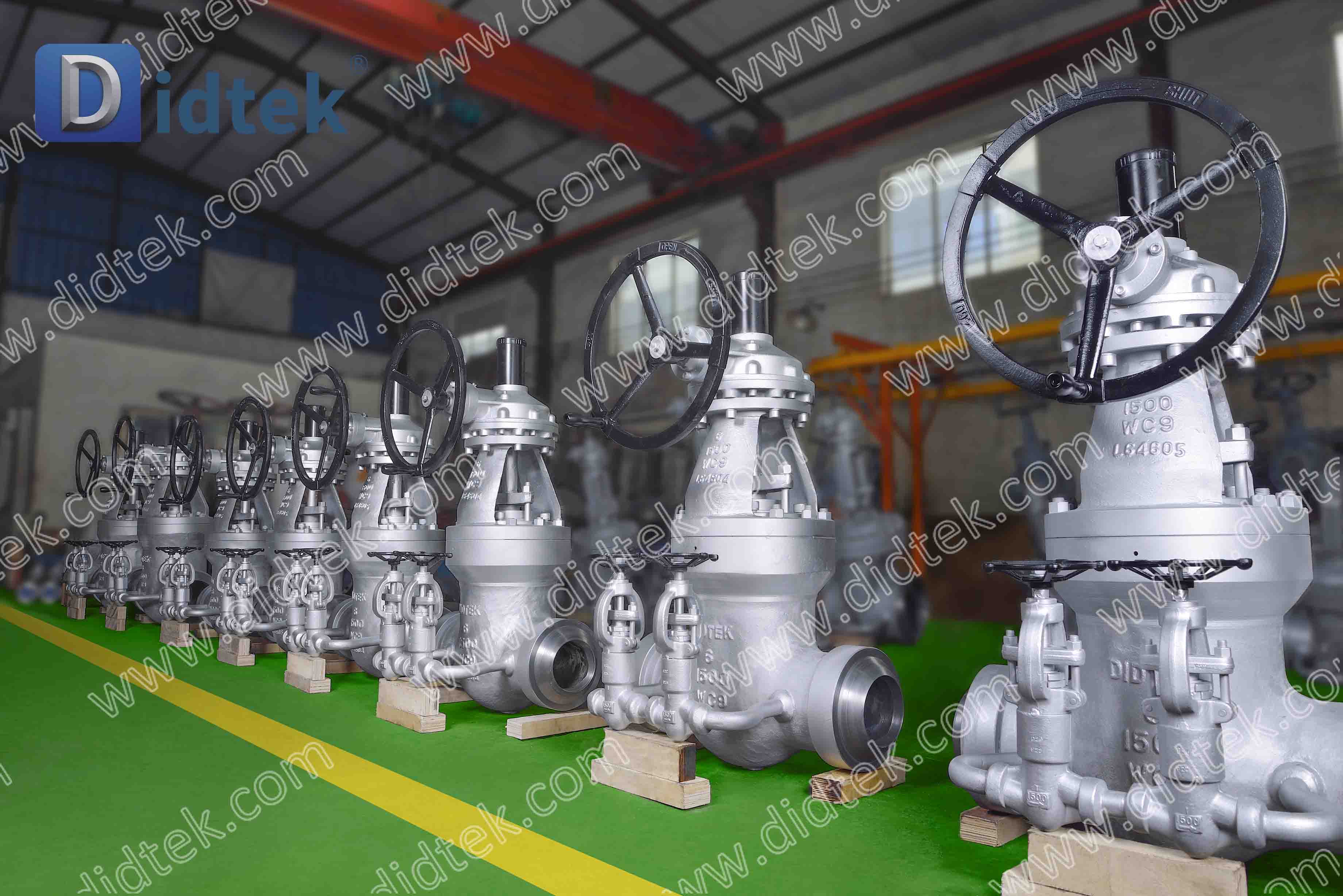 A-12 DIDTEKCSGV-Oil Refinery High Pressure Temperature WC9 Chrome Moly PSB Gate Valve With F22 Bypass