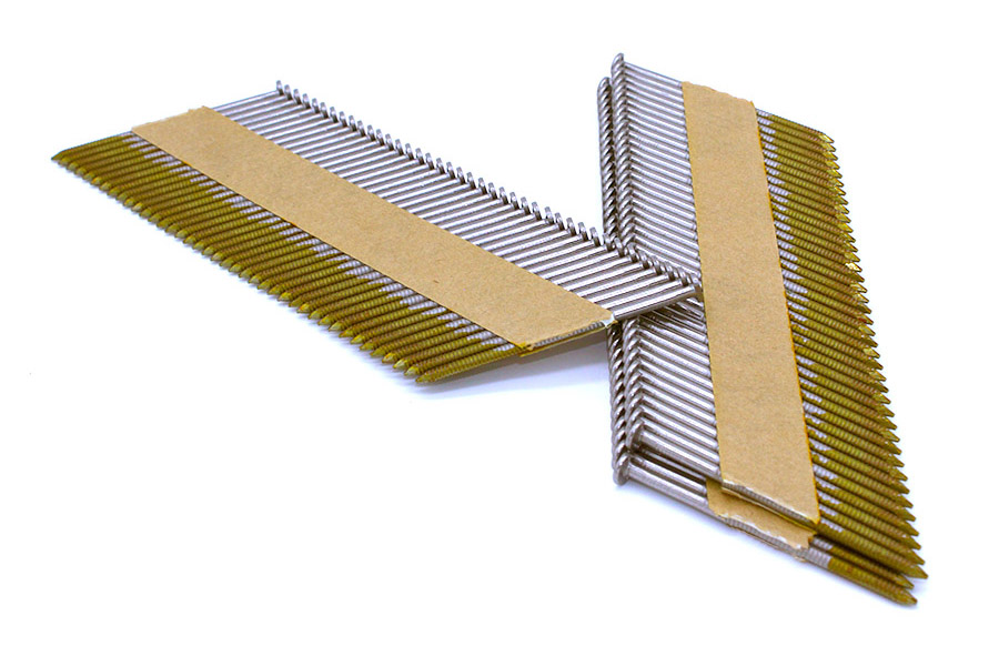 34 Degree Galvanized Paper Strip Nails Pocinčani čavli s okruglom glavom od 34 stupnja 0,113 inča