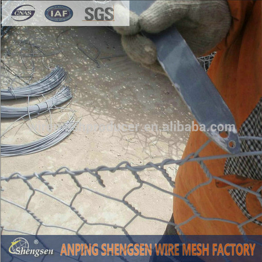 PVC Coated/Galvanized Gabion Box/Basket