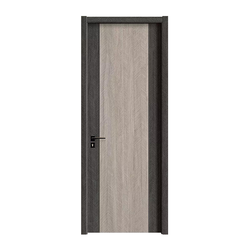 China Factory Modern Simple Style WPC Wood Plastic Composite Modern Door Interior Doors Home WPC Wooden Door