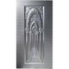 Contemporary Style Steel Door Skin Decorative Design and Matte Finish