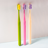 热销柔软成人牙刷超细刷毛 10000 支带彩色手柄，保护牙龈和敏感牙齿