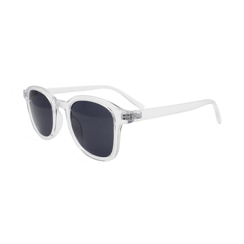 Colorful UV400 Latest Fashion Customized Unisex Square Transparent Black Sunglasses