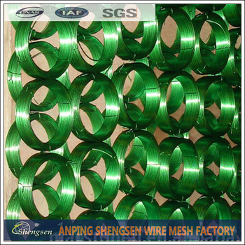 Plastic coated wire