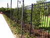 Flat Top Iron Fence
