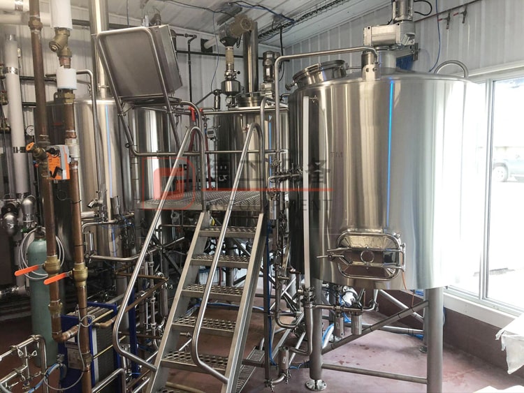 3 Vessels beer brewhouse:Mash/lauter tank+Boiling tank+whirlpool tank-beer brewing vessel