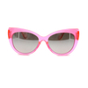 New Fashion Cat Eye Kids Colorful Eyewear UV400 Children Polarized Pink flower Girl Sunglasses