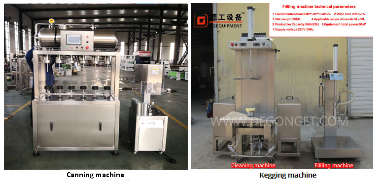 beer bottling&kegging machine