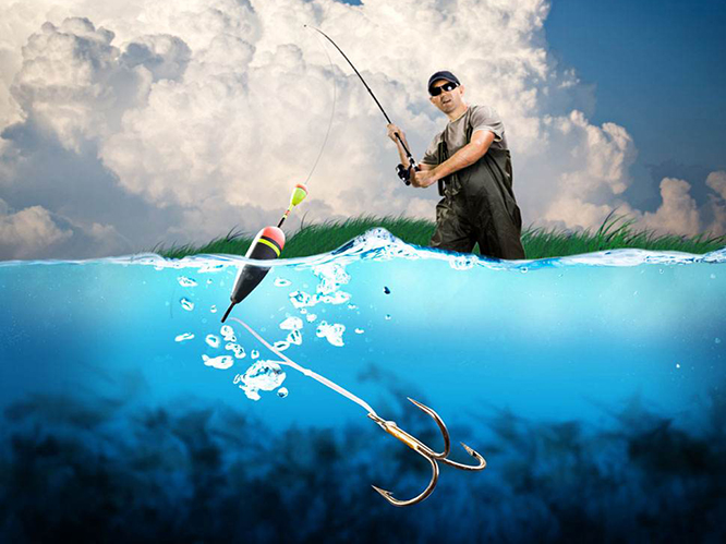 A unique fishing dedicated reaers sunglasses