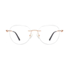 High Quality Optical Eye Glasses for Eyewear Glasses Rimless Unisex Frame