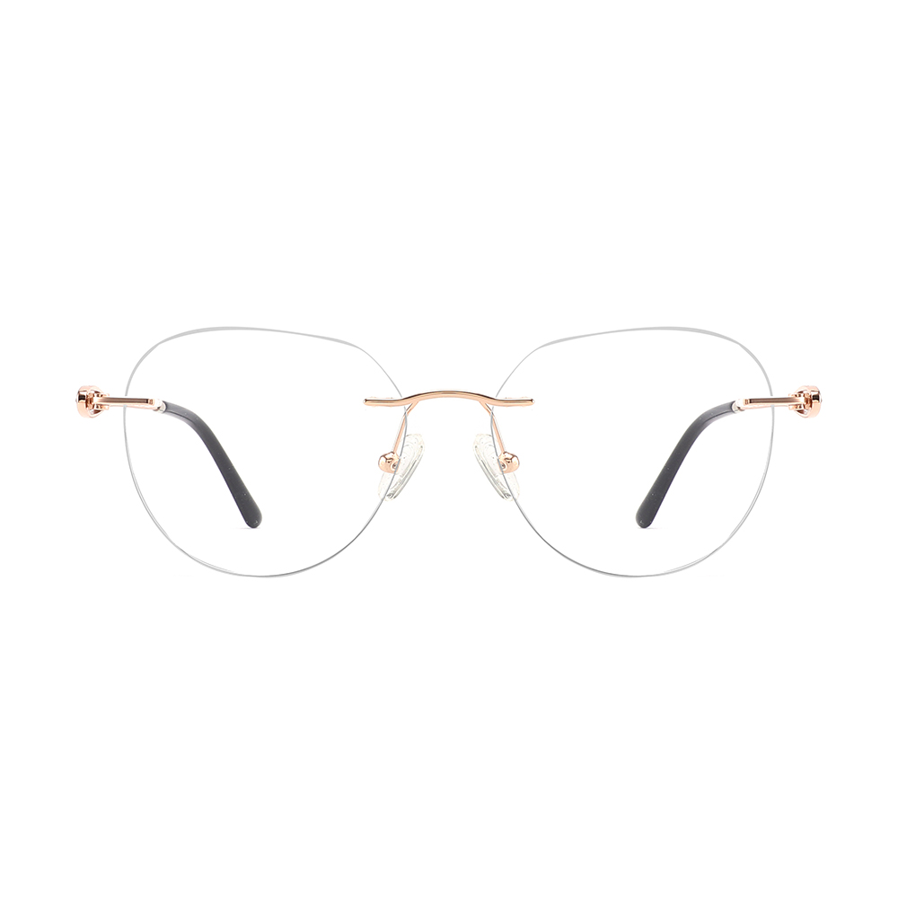 High Quality Optical Eye Glasses for Eyewear Glasses Rimless Unisex Frame