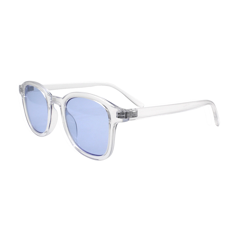 Colorful UV400 Latest Fashion Customized Unisex Square Transparent Black Sunglasses