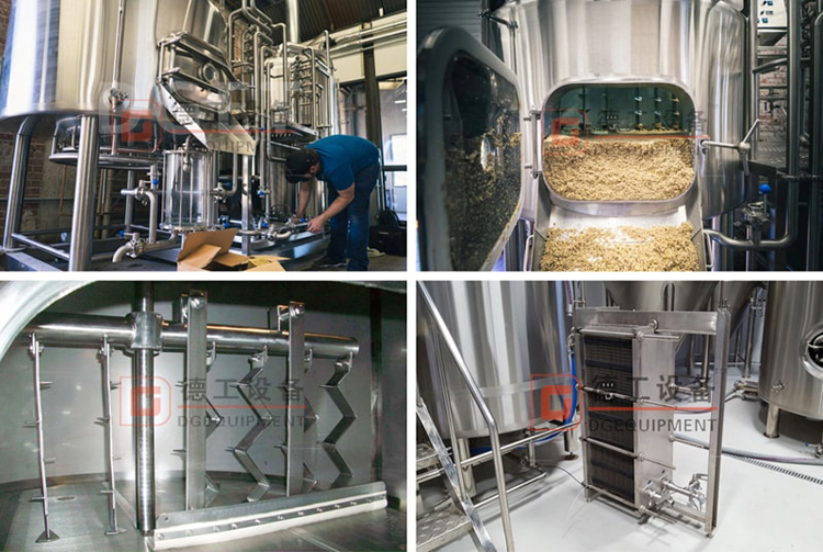 Beer brewhouse configruation details