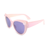New Fashion Cat Eye Kids Colorful Eyewear UV400 Children Polarized Pink flower Girl Sunglasses