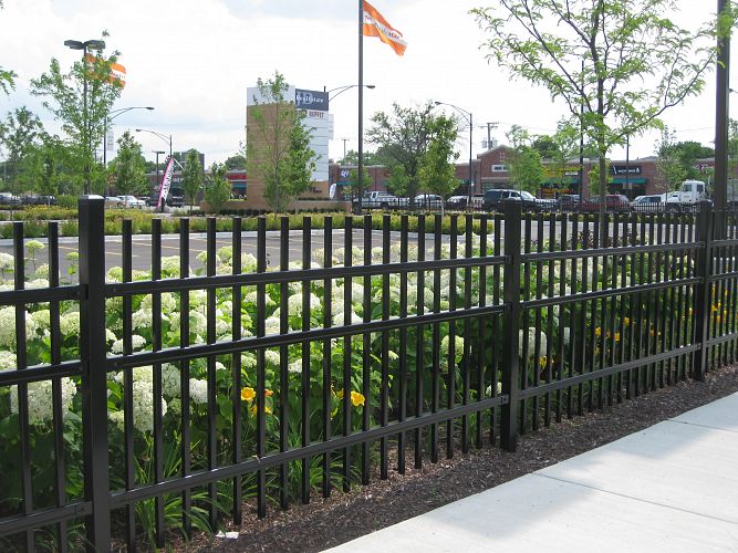  Rod Top Iron Fence