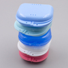 自定义彩色徽标食品级塑料牙齿容器义齿盒