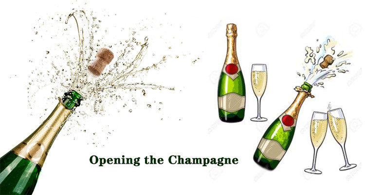 Opening the Champagne