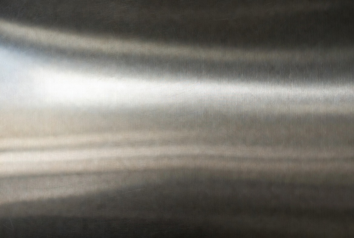 Brushed Metal Surface Close Up Gebürstete Metalloberfläche, Nahaufnahme