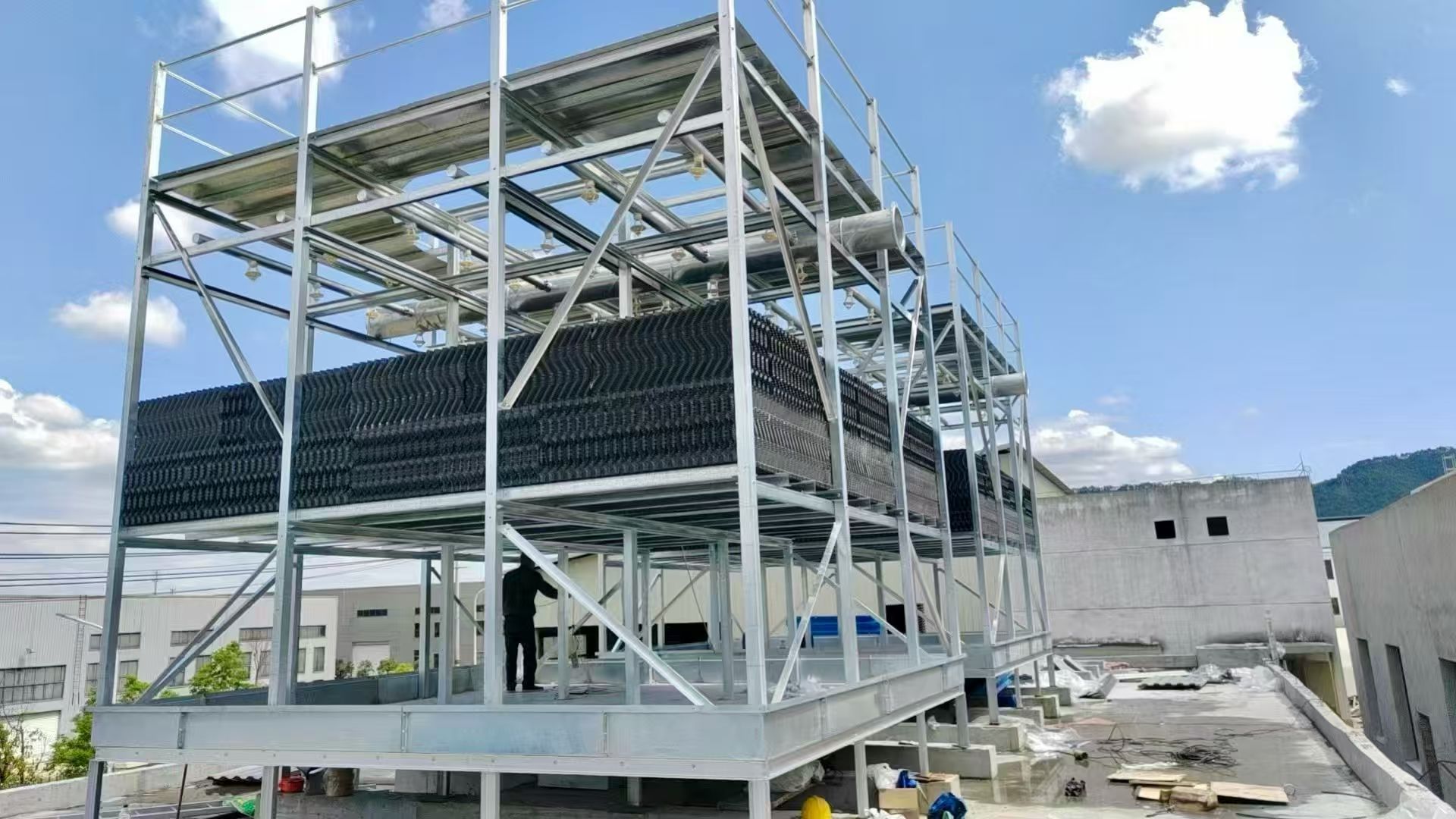 cooling Tower fill koeltoren vullen
