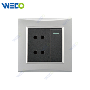 M3 Wenzhou Factory Новый дизайн электрический светильник настенный выключатель и розетка IEC60669 1G переключатель 4Pin гнездо