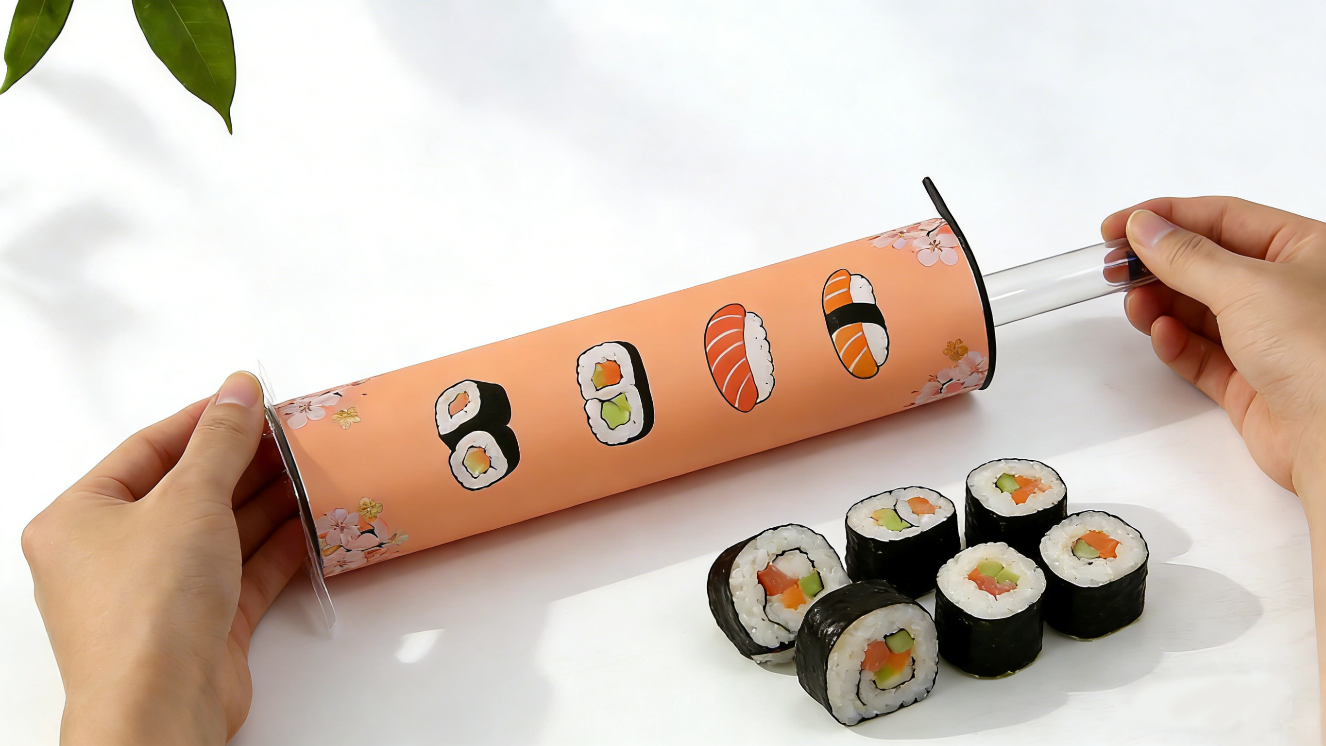 biogradable sushi push pop tube биоразлагаемый тюбик для суши