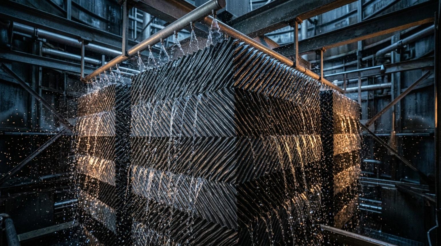 pvc cooling tower fills PVC Výplň chladicí věže s