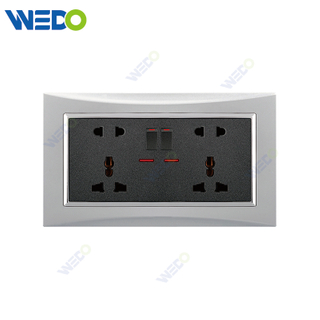 M3 Wenzhou Factory Новый дизайн электрический свет настенный выключатель и розетка IEC60669 5PIN MF коммутационный разъем + 2USB