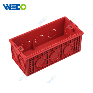 Огнестойкая активная красная распределительная коробка из ПВХ с электрическим приводом