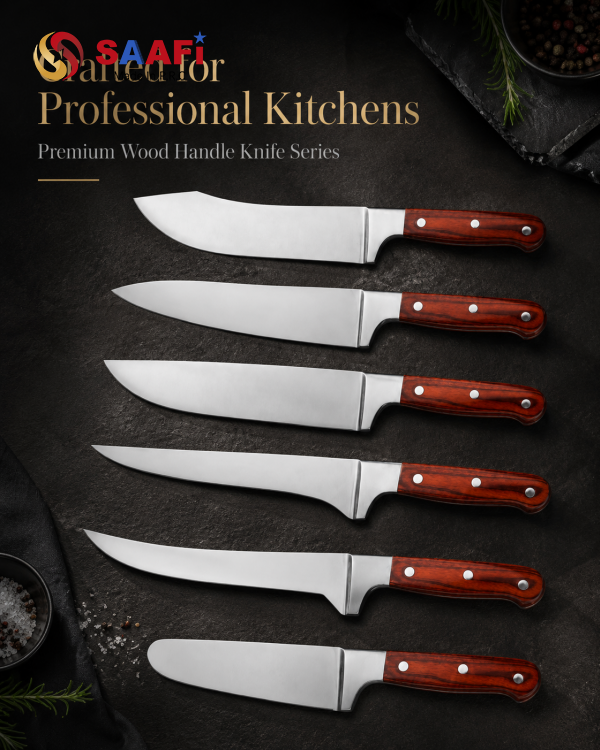 slicing knife for meat processing coltello per affettare per la lavorazione della carne